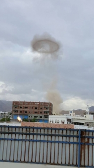انفجارات عنيفة تهز المكلا نتيجة اتلاف الجيش كميات من الالغام والمتفجرات