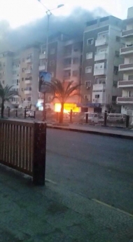 صورة ارشيفية من المعلا اثناء قصفها من قبل الحوثيين