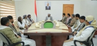 جانب من لقاء العرادة بقيادة الأحزاب- سبأ