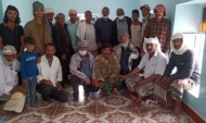 قيادات الاشتراكي بالضالع تزور أسرة المناضل محمد حسين محمد لأداء واجب العزاء والمواساة