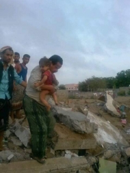 لحج..مقتل6مدنيين بينهم نساء واطفال بغارة لطيران التحالف